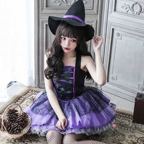 コスプレ 魔女 ハロウィン(Halloween Cosplay Witch) k04016商品メイン画像
