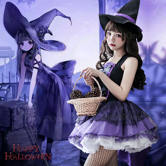 コスプレ 魔女 ハロウィン(Halloween Cosplay Witch) k04016商品サムネ画像