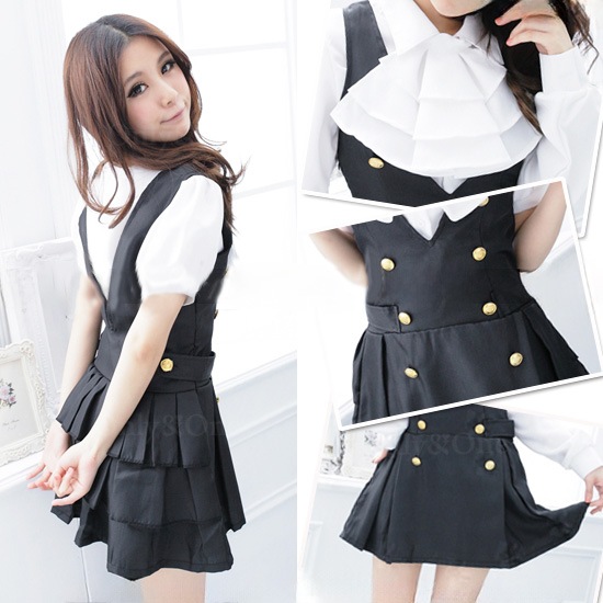 三分妄想 妖狐x僕ss 白鬼院凜々蝶 コスプレ衣装制服 ハロウィン(Sailor Cosplay) k11053商品サムネ画像