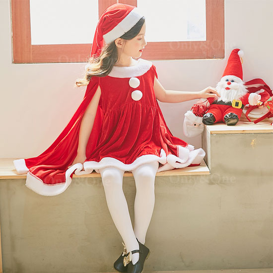 サンタ コスプレ子供(Halloween Cosplay child Santa) k15088商品サムネ画像