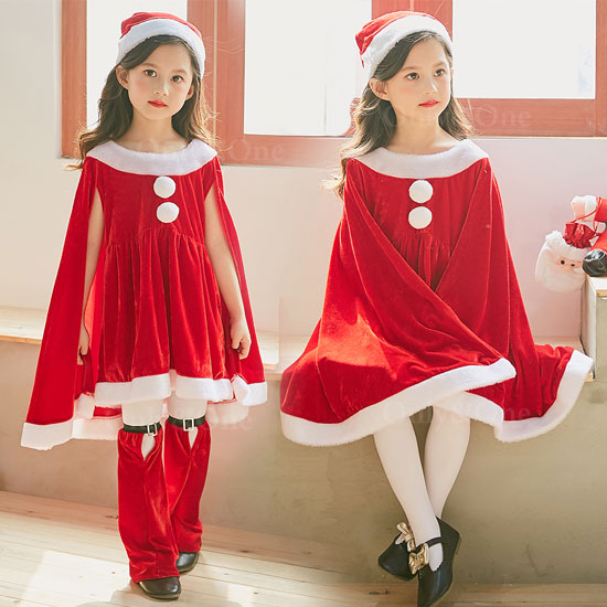 サンタ コスプレ子供(Halloween Cosplay child Santa) k15088商品サムネ画像
