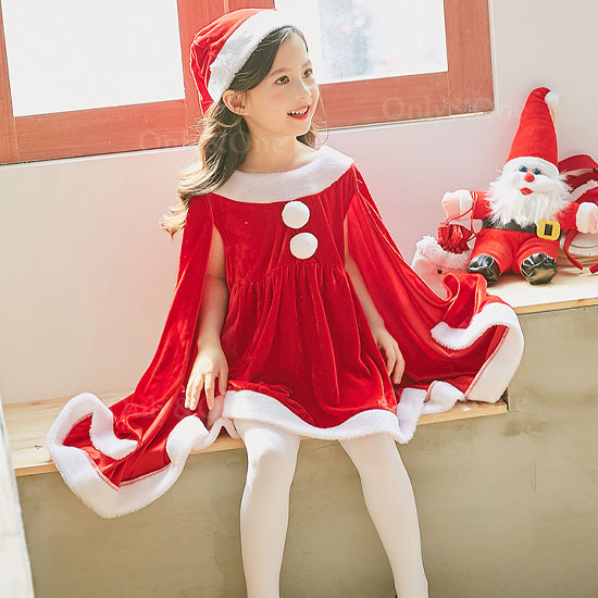 サンタ コスプレ子供(Halloween Cosplay child Santa) k15088商品サムネ画像