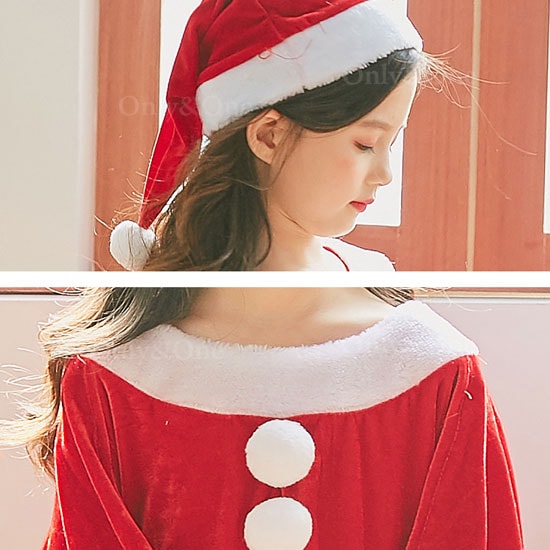 サンタ コスプレ子供(Halloween Cosplay child Santa) k15088商品サムネ画像