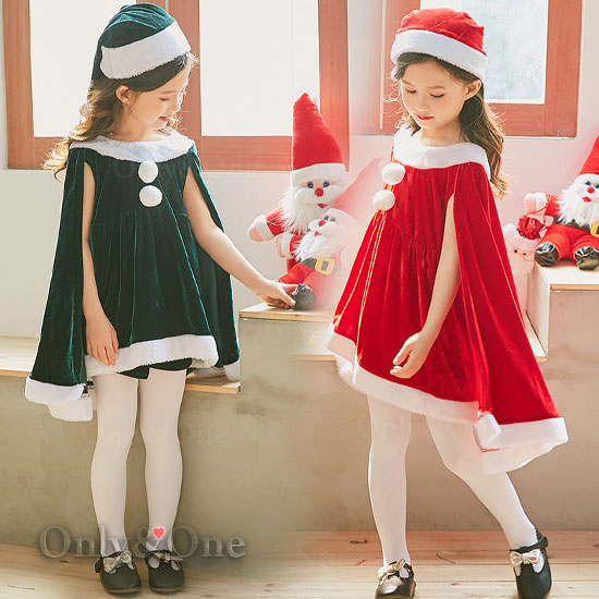 サンタ コスプレ子供(Halloween Cosplay child Santa) k15088商品メイン画像