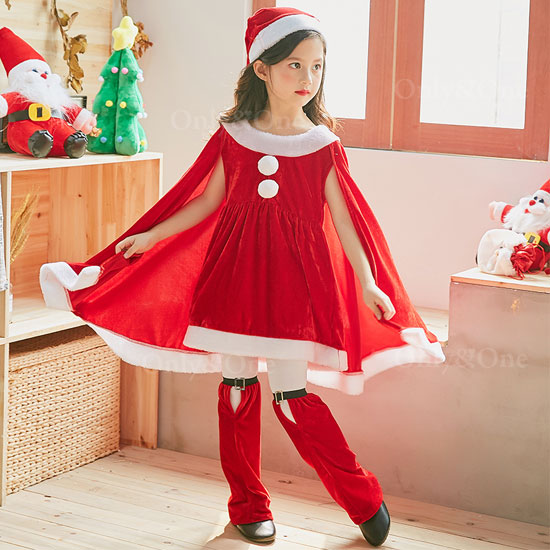 サンタ コスプレ子供(Halloween Cosplay child Santa) k15088商品サムネ画像