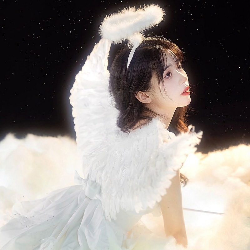 エンジェルコスチュームに 天使の羽商品サムネ画像