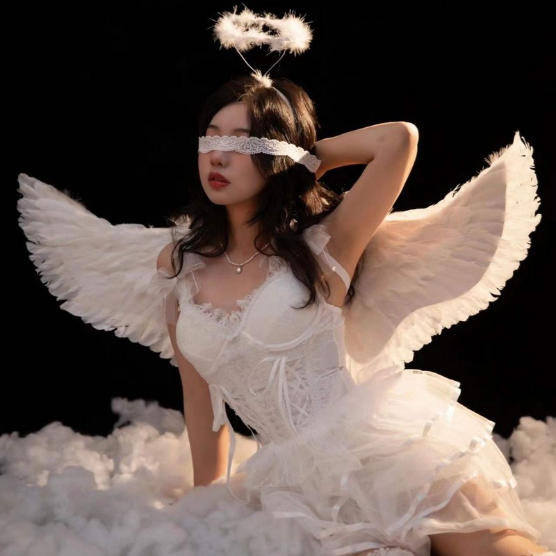 エンジェルコスチュームに 天使の羽商品サムネ画像