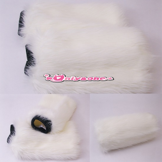 ふわふわおしゃれなレッグウォーマーファー ブーツカバーフェイク ファー モコモコ小物アイテム商品サムネ画像