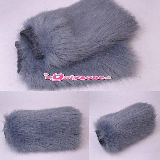 ふわふわおしゃれなレッグウォーマーファー ブーツカバーフェイク ファー モコモコ小物アイテム商品サムネ画像