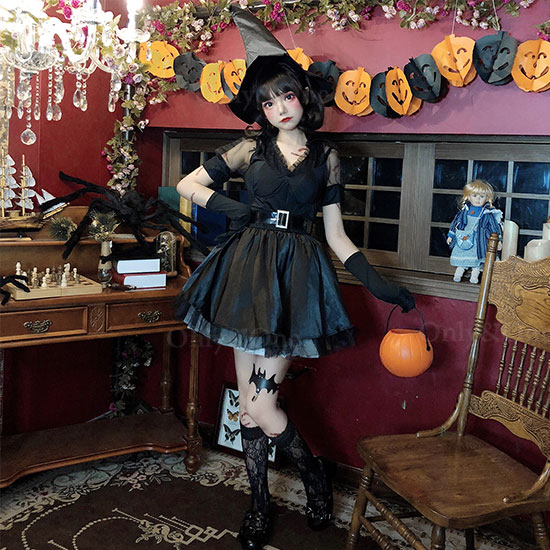 コスプレ 魔女 ハロウィン(Halloween Cosplay Witch) k12022商品サムネ画像