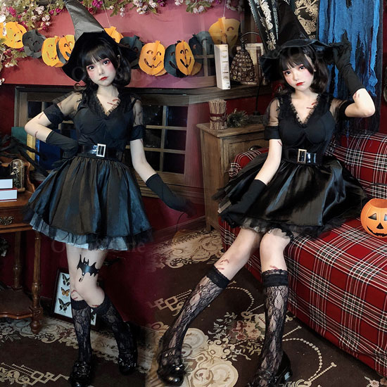 コスプレ 魔女 ハロウィン(Halloween Cosplay Witch) k12022商品サムネ画像