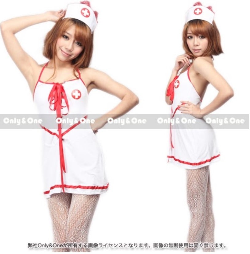 【訳あり品】【新品展示品】ナース コスプレ ランジェリー 看護婦 セクシー 白衣の天使 コスチューム商品メイン画像