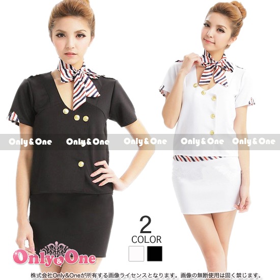 CA コスプレ・キャビンアテンダント ハロウィン(Cabin Attendant Cosplay) k08026商品メイン画像