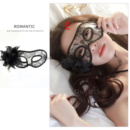 ハロウィン 小物 仮装 仮面 ハーフ ベネチアンマスク レースマスク  11type商品サムネ画像