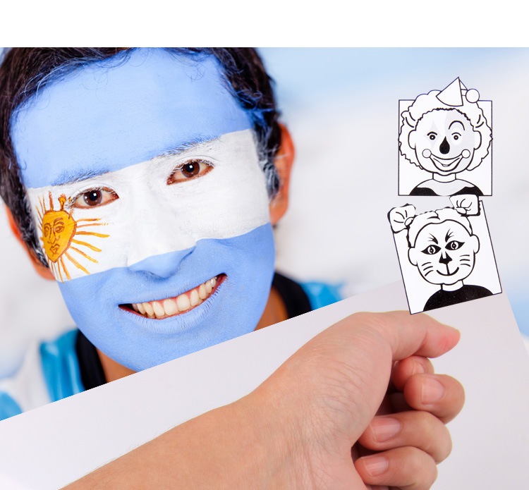 使いやすい仮装ハロウィン 小物 メイク 血のり ホラーメイクキット8色SETフェイスペイント ボディペイント商品サムネ画像