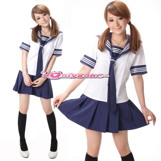 セーラー服 コスプレ 制服 ハロウィン(Sailor Cosplay) k07055商品サムネ画像