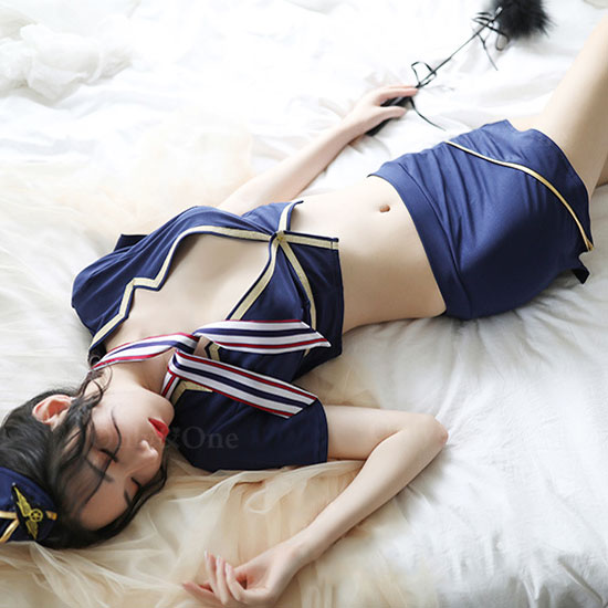 コスプレ CA・キャビンアテンダント(Sexy Cosplay Cabin Attendant) k08008商品サムネ画像