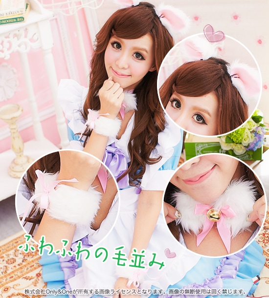 ふわふわなりきりネコグッズ4点set商品サムネ画像