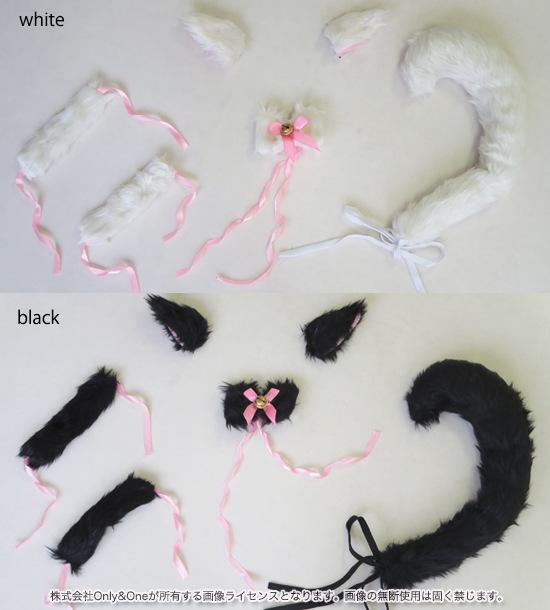 ふわふわなりきりネコグッズ4点set商品サムネ画像