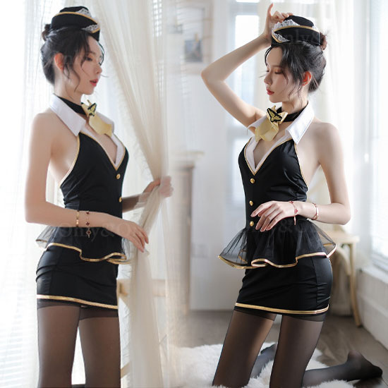 コスプレ CA・キャビンアテンダント(Sexy Cosplay Cabin Attendant) k08015商品サムネ画像