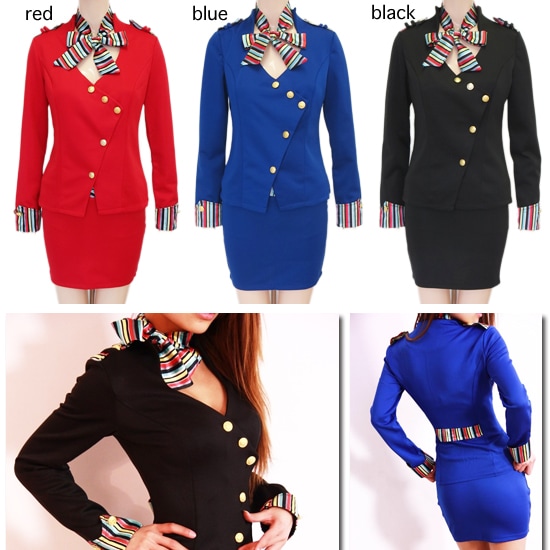 CA コスプレ・キャビンアテンダント ハロウィン(Cabin Attendant Cosplay) k08028商品サムネ画像