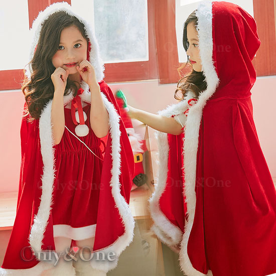 サンタ コスプレ子供(Halloween Cosplay child Santa) k15090a商品メイン画像