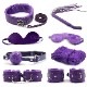 ソフト SMグッズ 7点セット 4カラー 入門 簡単 拘束具 手錠 足かせ ムチ ロープ アイマスク 目隠し 口枷商品選択ミニ画像