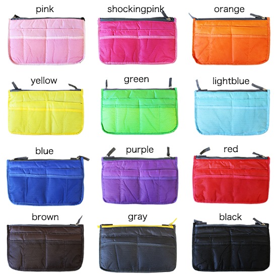 バッグインバッグ インナーバック 小物収納 ミニバック全12色商品サムネ画像
