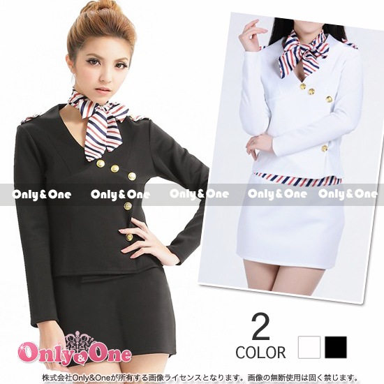 CA コスプレ・キャビンアテンダント ハロウィン(Cabin Attendant Cosplay) k08027商品メイン画像