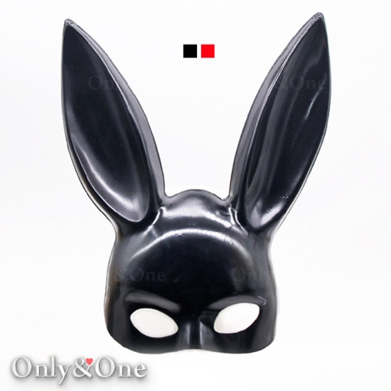 ラビット バニー面 パーティー SM で大活躍 仮面 2色 艶あり 艶なし no305商品メイン画像