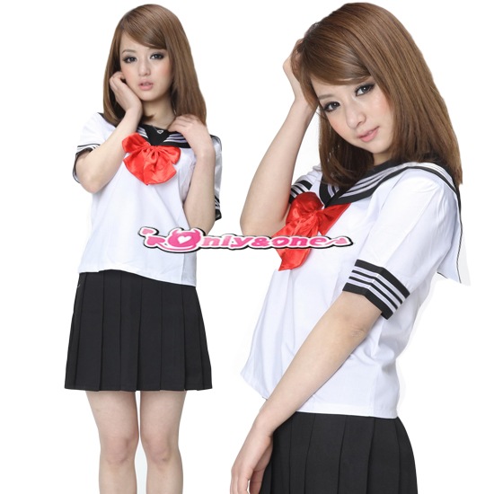 セーラー服 コスプレ 制服 ハロウィン(Sailor Cosplay) k07093商品メイン画像