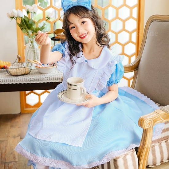 コスプレ子供 アリス ハロウィン(Halloween Cosplay child Alice) k02068商品サムネ画像
