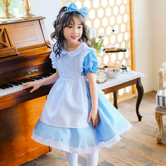 コスプレ子供 アリス ハロウィン(Halloween Cosplay child Alice) k02068商品サムネ画像