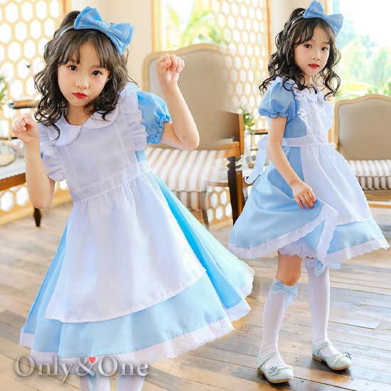 コスプレ子供 アリス ハロウィン(Halloween Cosplay child Alice) k02068商品メイン画像