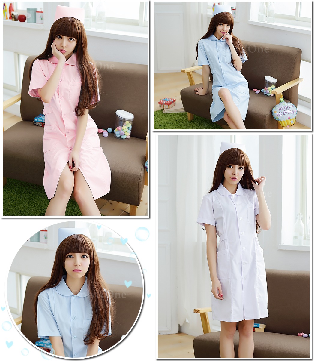 ナース 服 コスプレ ハロウィン コスチューム(Nurse Cosplay) k05050-1商品サムネ画像