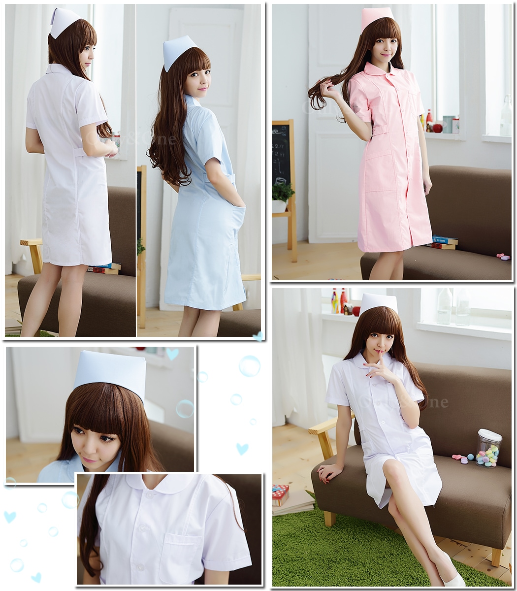 ナース 服 コスプレ ハロウィン コスチューム(Nurse Cosplay) k05050-1商品サムネ画像