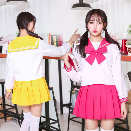 セーラー服 コスプレ 制服 ハロウィン(Sailor Cosplay) k07046商品サムネ画像