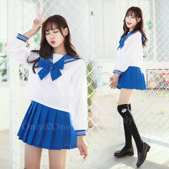 セーラー服 コスプレ 制服 ハロウィン(Sailor Cosplay) k07046商品サムネ画像