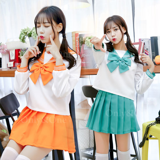 セーラー服 コスプレ 制服 ハロウィン(Sailor Cosplay) k07046商品サムネ画像