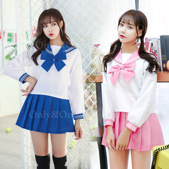 セーラー服 コスプレ 制服 ハロウィン(Sailor Cosplay) k07046商品サムネ画像