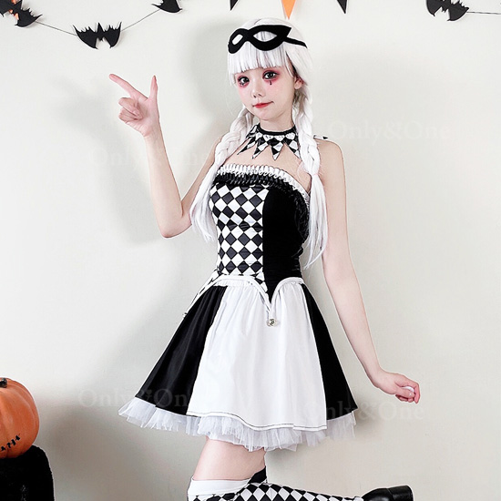 ハロウィンコスプレ ジョーカー・クラウン(Halloween Cosplay Joker・clown) k12032商品サムネ画像