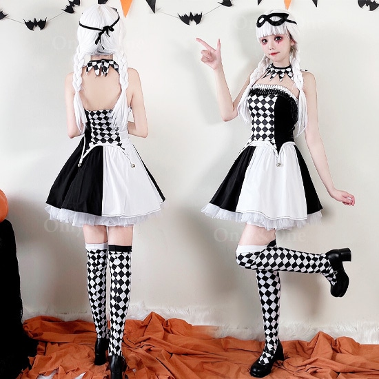 ハロウィンコスプレ ジョーカー・クラウン(Halloween Cosplay Joker・clown) k12032商品サムネ画像