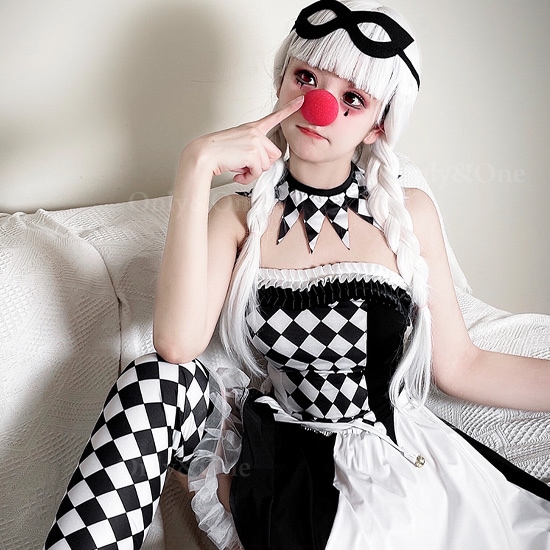 ハロウィンコスプレ ジョーカー・クラウン(Halloween Cosplay Joker・clown) k12032商品サムネ画像