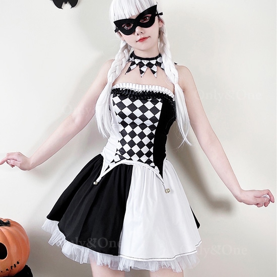 ハロウィンコスプレ ジョーカー・クラウン(Halloween Cosplay Joker・clown) k12032商品サムネ画像