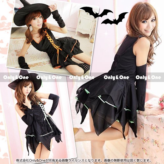 コスプレ 魔女 ハロウィン(Halloween Cosplay Witch) k04066商品サムネ画像