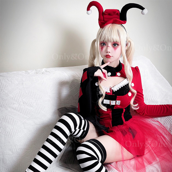 ハロウィンコスプレ ジョーカー・クラウン(Halloween Cosplay Joker・clown) k12015商品サムネ画像