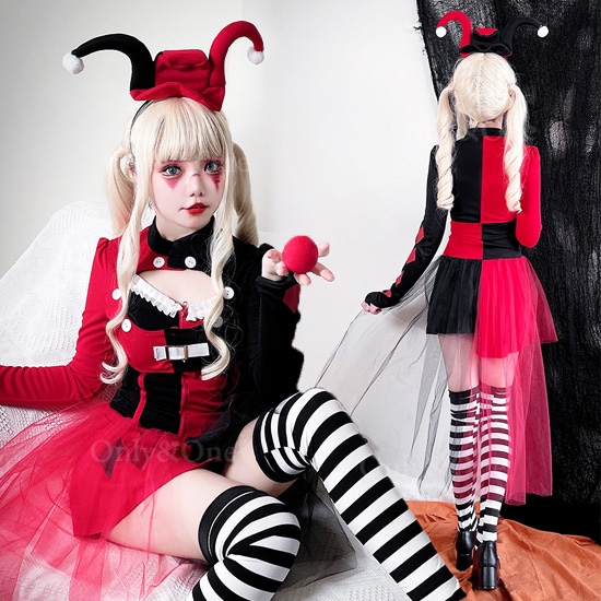 ハロウィンコスプレ ジョーカー・クラウン(Halloween Cosplay Joker・clown) k12015商品サムネ画像