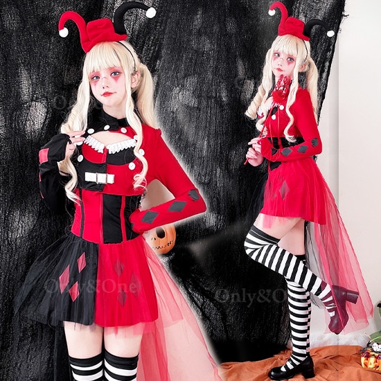 ハロウィンコスプレ ジョーカー・クラウン(Halloween Cosplay Joker・clown) k12015商品サムネ画像