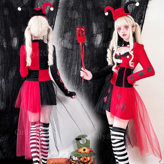 ハロウィンコスプレ ジョーカー・クラウン(Halloween Cosplay Joker・clown) k12015商品サムネ画像