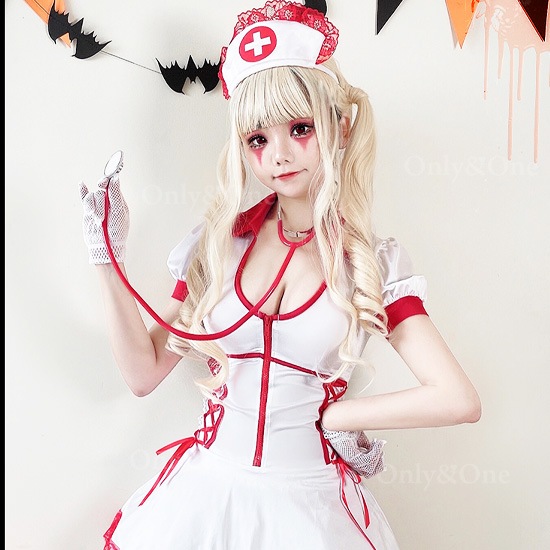 ナース服 コスプレ ハロウィン(Nurse Cosplay) k05060